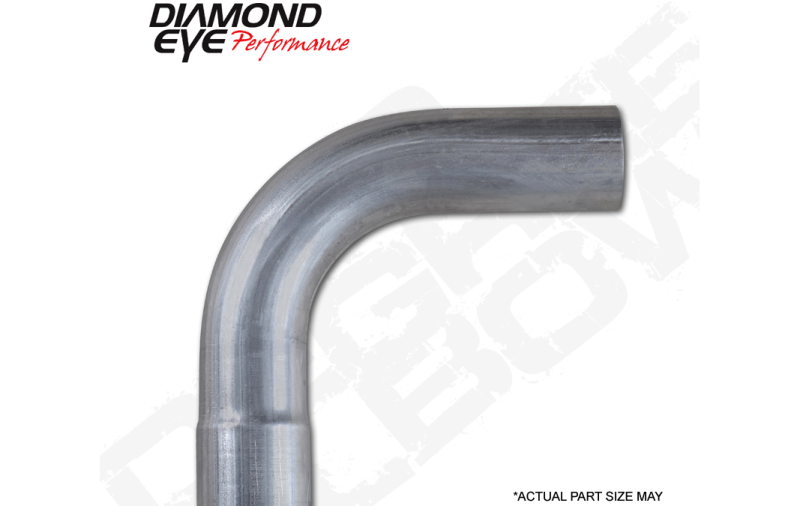 Diamond Eye ELBOW 5in 90-DEGREE 8in CLR SS Smoke Stacks Diamond Eye Performance