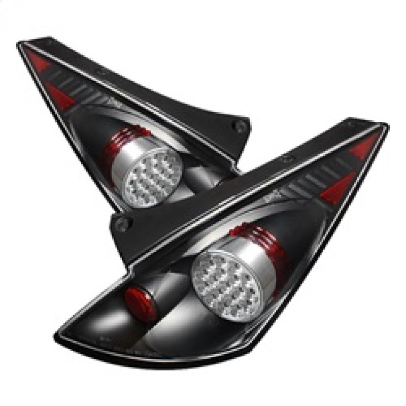 Spyder Nissan 350Z 03-05 LED Tail Lights Black ALT-YD-N350Z02-LED-BK Tail Lights SPYDER