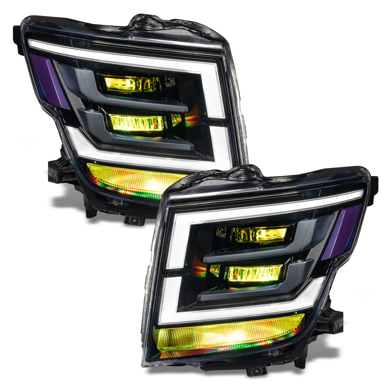 Oracle 21-22 Nissan Titan Demon Eye RGB Headlight Upgrade Kit - ColorSHIFT w/o Controller Headlights ORACLE Lighting