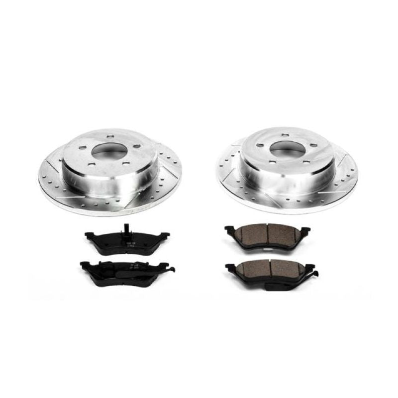 Power Stop 01-07 Chrysler Town & Country Rear Z23 Evolution Sport Brake Kit Brake Kits - Performance D&S PowerStop