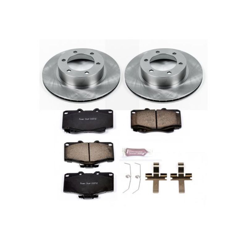 Power Stop 95-02 Toyota 4Runner Front Autospecialty Brake Kit Brake Kits - OE PowerStop