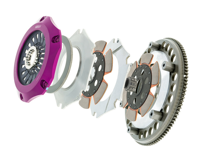 Exedy 2008-2015 Mitsubishi Lancer Evolution GSR L4 Hyper Compe-R Twin Cerametallic Clutch Rigid Clutch Kits - Multi Exedy