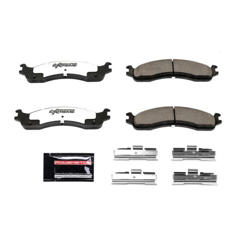Power Stop 2007 Ford E-150 Front Z36 Truck & Tow Brake Pads w/Hardware Brake Pads - Performance PowerStop