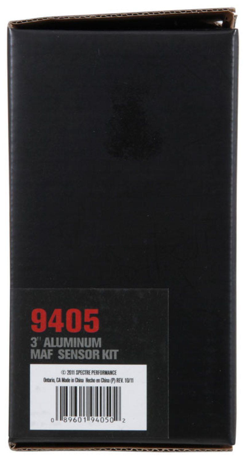 Spectre Mass Air Flow Sensor Adapter Kit (3in.) - Aluminum Mass Air Flow Sensors Spectre