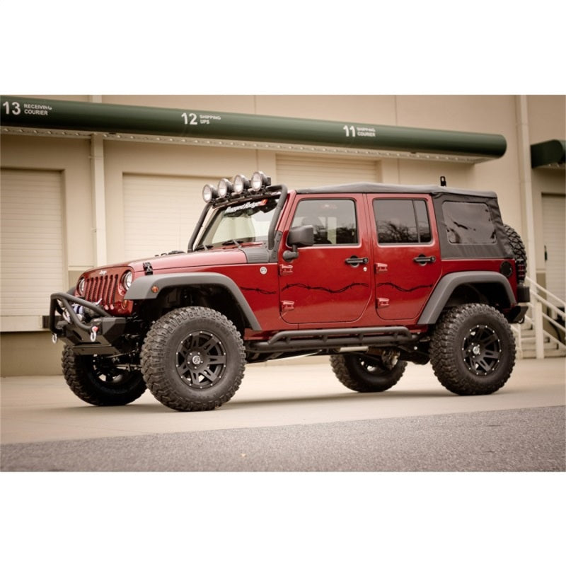 Rugged Ridge Side Decals Pair Barbed Wire 07-18 Jeep Wrangler Exterior Trim Rugged Ridge