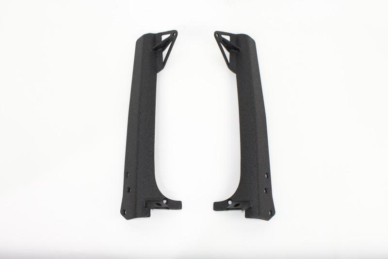 Fishbone Offroad 97-06 Jeep Wrangler TJ 52In Light Bar Bracket - Black Textured Powdercoat Light Mounts Fishbone Offroad