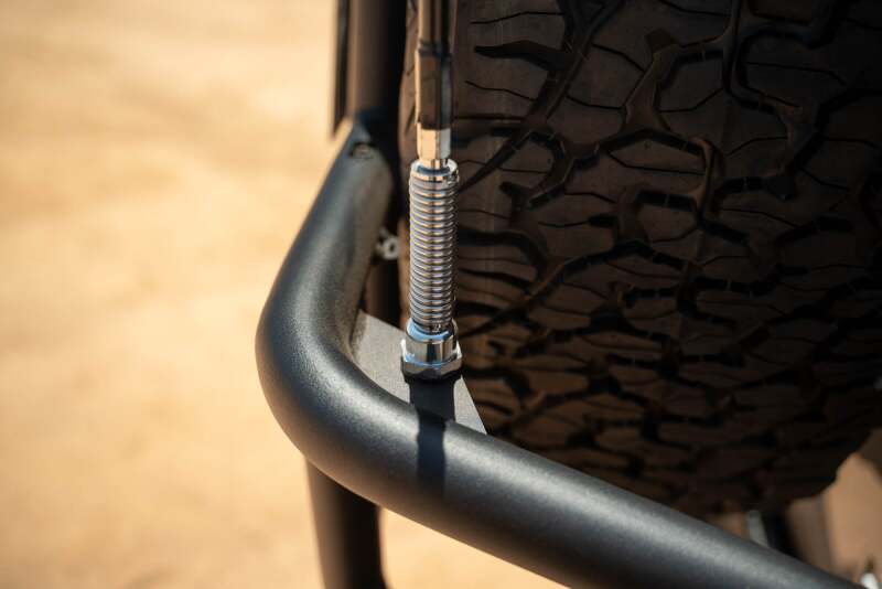 DV8 07-18 Jeep Wrangler JK Body Mounted Tire Carrier Chase Racks DV8 Offroad