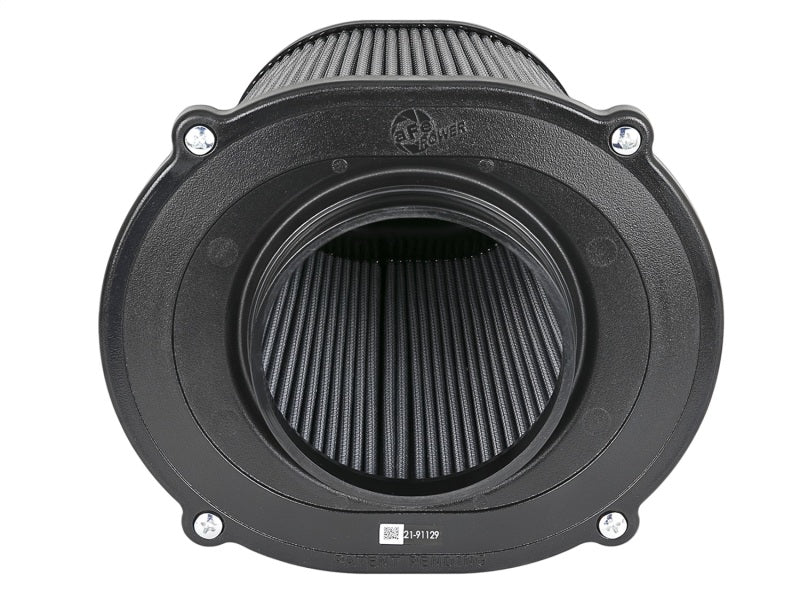 aFe Quantum Pro DRY S Air Filter Inverted Top - 5in Flange x 9in Height - Dry PDS Cold Air Intakes aFe