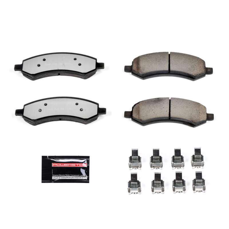 Power Stop 07-09 Chrysler Aspen Front Z36 Truck & Tow Brake Pads w/Hardware Brake Pads - Performance PowerStop