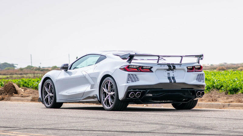 Borla 2020 Chevrolet Corvette C8 6.2L ATAK 3in Exhaust System Dual Round A/C Tips 4inx 4.75in Catback Borla