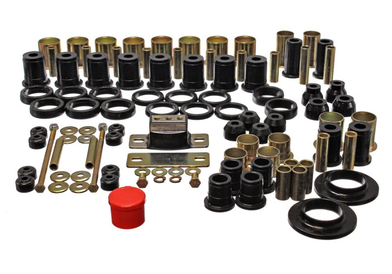 Energy Suspension 78-87 Oldsmobile Cutlass/442/F-85/Europa Black Hyper-flex Master Bushing Set Bushings - Full Vehicle Kits Energy Suspension
