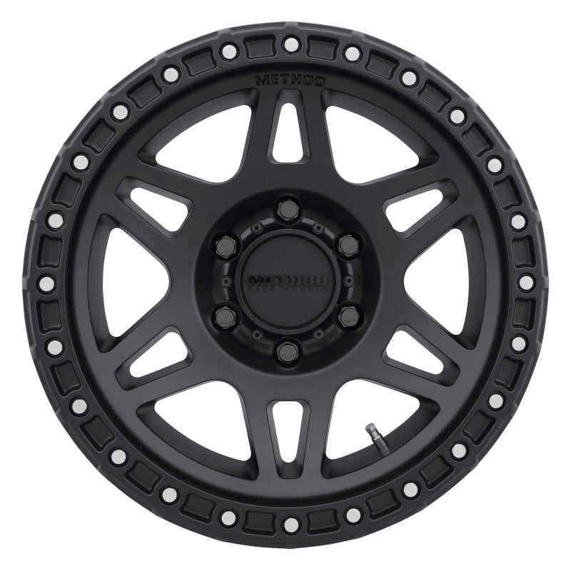 Method MR312 17x9 -12mm Offset 6x5.5 106.25mm CB Matte Black Wheel Wheels - Cast Method Wheels