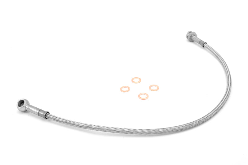 Rugged Ridge Front Brake Hoses Stainless 76-81 CJ5 CJ7 and CJ8 Brake Line Kits Rugged Ridge