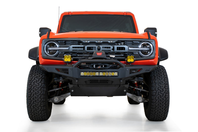Addictive Desert Designs 22-23 Ford Bronco Raptor Rock Fighter Front Bumper Bumpers - Steel Addictive Desert Designs