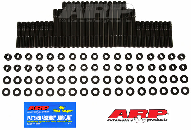 ARP Small Block Chevrolet 7/16in x 3/8in Stepped Head Stud Kit Head Stud & Bolt Kits ARP