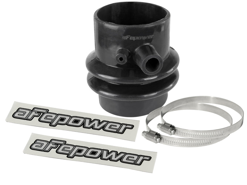 aFe Magnum FORCE Intake Coupling Kit (3-1/4 IN ID x 4-1/2 IN L) Straight Bellow-Coupler - Black Air Intake Components aFe
