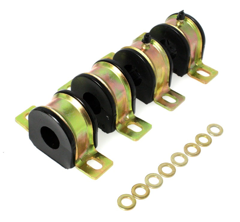 Energy Suspension 1-1/4in GM Greaseable S/B Set - Black Sway Bar Bushings Energy Suspension