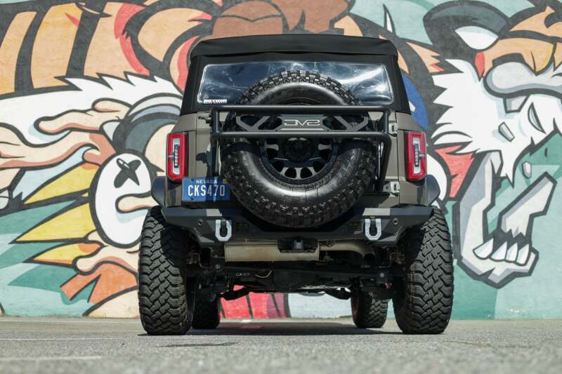 DV8 Offroad 2021+ Ford Bronco Competition Series Rear Bumper Bumpers - Steel DV8 Offroad
