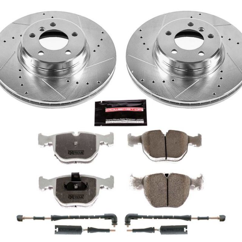 Power Stop 03-05 Land Rover Range Rover Front Z26 Street Warrior Brake Kit Brake Kits - Performance D&S PowerStop