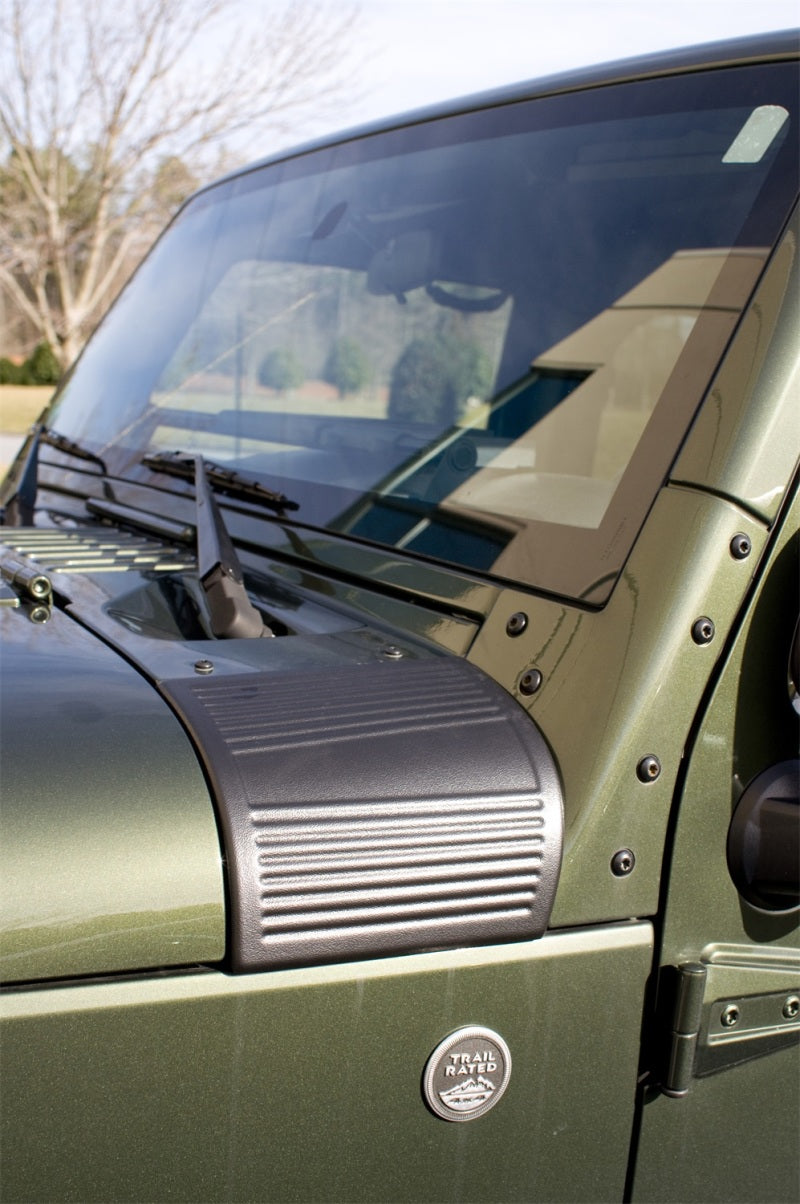 Rugged Ridge Cowl Body Armor 07-18 Jeep Wrangler Body Armor & Rock Rails Rugged Ridge