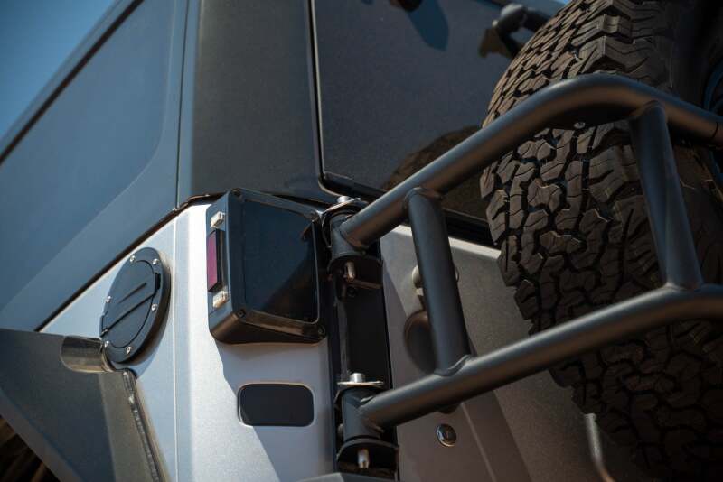 DV8 07-18 Jeep Wrangler JK Body Mounted Tire Carrier Chase Racks DV8 Offroad