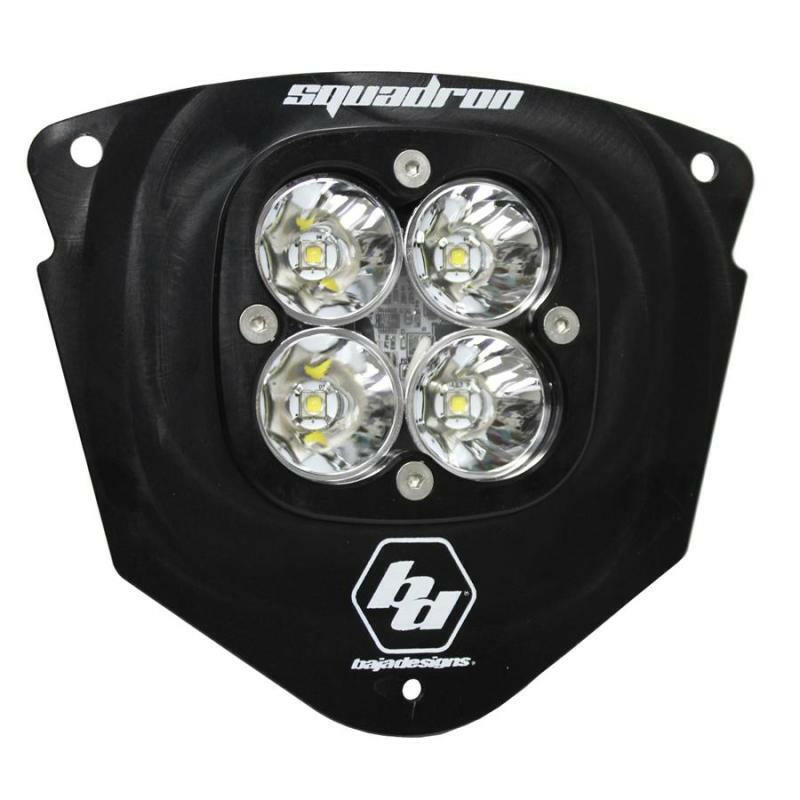 Baja Designs 05-07 KTM Headlight Kit AC Black Squadron Sport Light Bars & Cubes Baja Designs