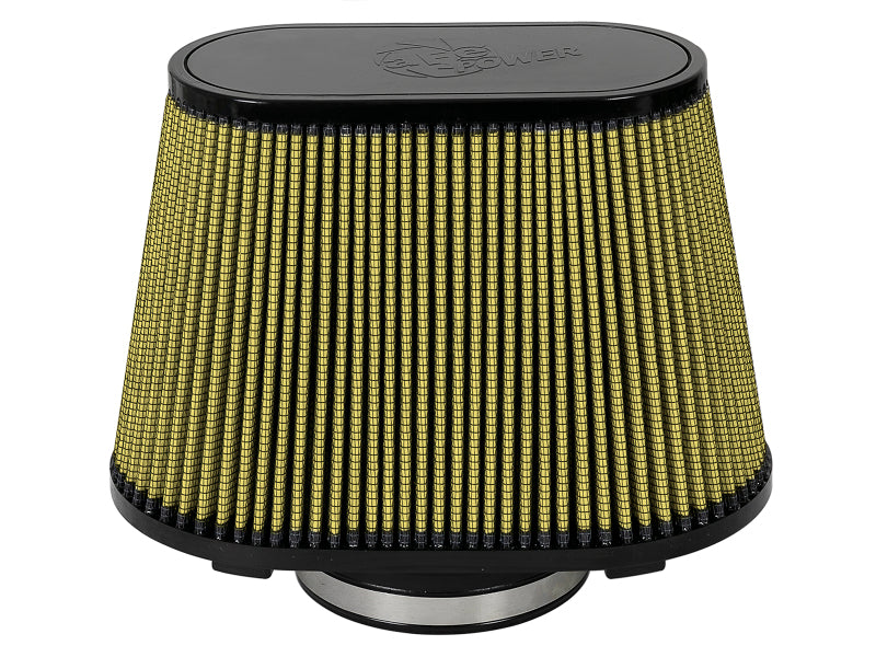 aFe Magnum FORCE Intake Rplcmnt Air Filter 5 IN F x (11x6-1/2) IN B x (8-1/2x4) IN T x 7-1/2 IN H Air Filters - Universal Fit aFe