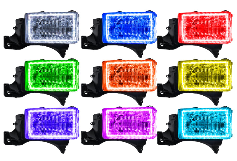 Oracle Dodge Ram 94-01 Halo Kit - ColorSHIFT w/ 2.0 Controller Headlights ORACLE Lighting