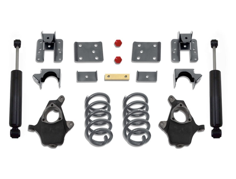 MaxTrac 14-16 GM C/K1500 2WD/4WD Extended/Crew Cab w/Cast Steel Susp. 4in/6in Lowering Kit Steering Knuckles & Spindles Maxtrac
