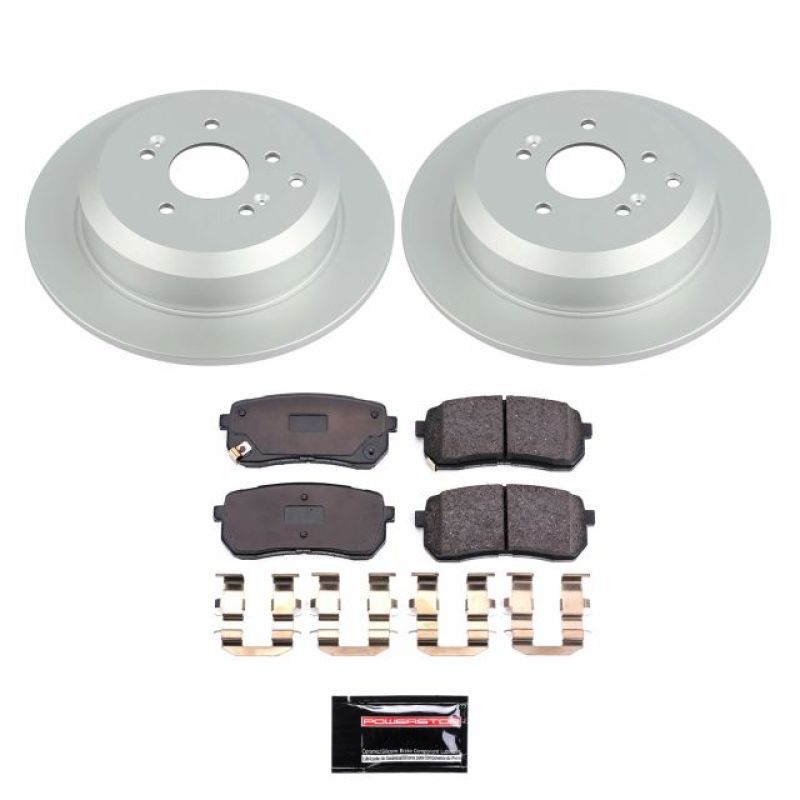 Power Stop 07-12 Hyundai Veracruz Rear Z17 Evolution Geomet Coated Brake Kit Brake Kits - Performance Blank PowerStop
