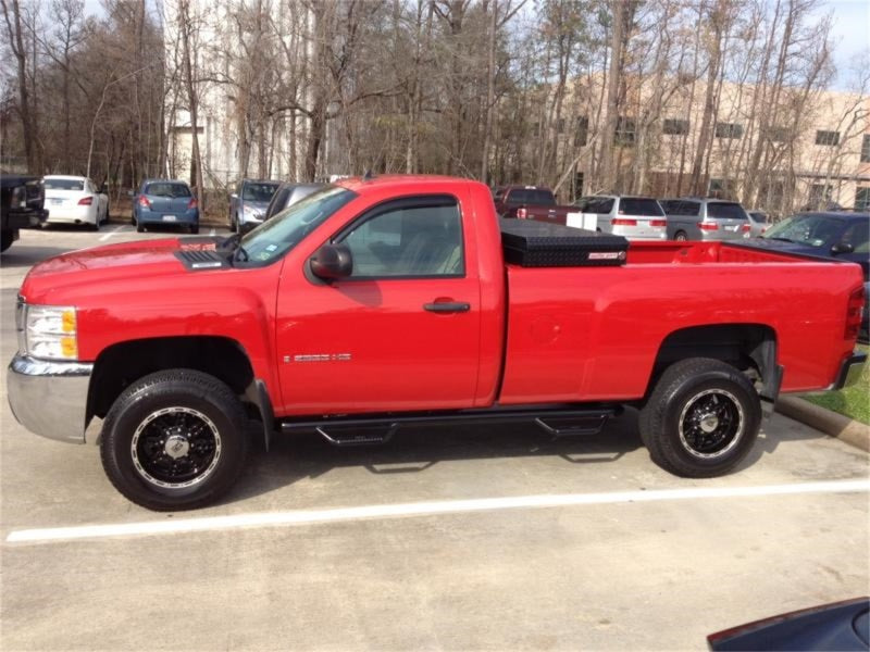 N-Fab Nerf Step 88-98 Chevy-GMC 1500/2500 Regular Cab 6.5ft Bed - Tex. Black - Bed Access - 3in Side Steps N-Fab