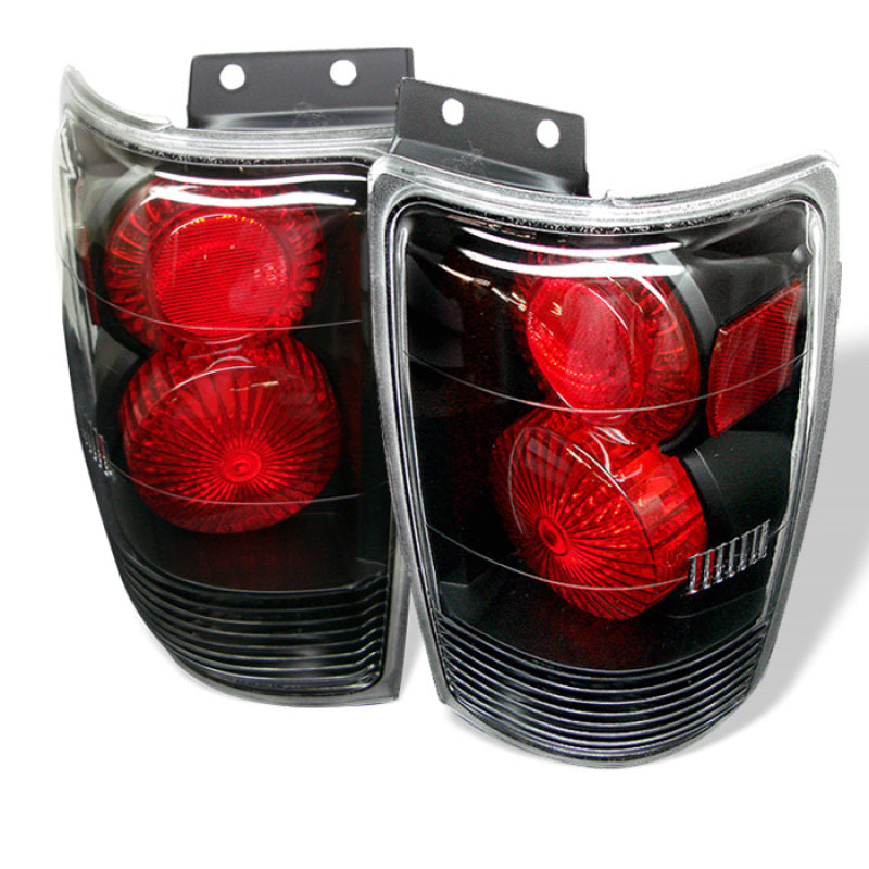 Spyder Ford Expedition 97-02 Euro Style Tail Lights Black ALT-YD-FE97-BK Tail Lights SPYDER