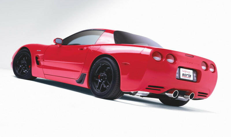 Borla 97-04 Chevrolet Corvette 5.7L 8cyl RWD Very Aggressive Catback Exhaust - Off-Road/Racing Axle Back Borla
