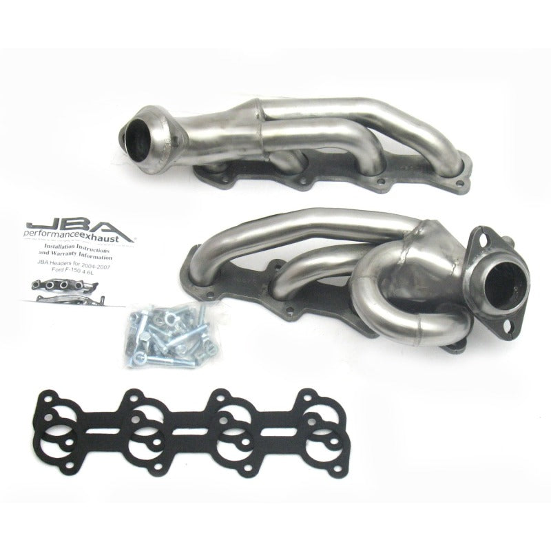 JBA 04-08 Ford F-150 4.6L 2V 1-1/2in Primary Raw 409SS Cat4Ward Header Headers & Manifolds JBA