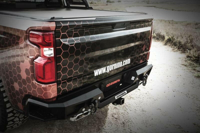 Go Rhino 19-20 Chevrolet Silverado 1500 BR20 Rear Bumper Replacement Bumpers - Steel Go Rhino