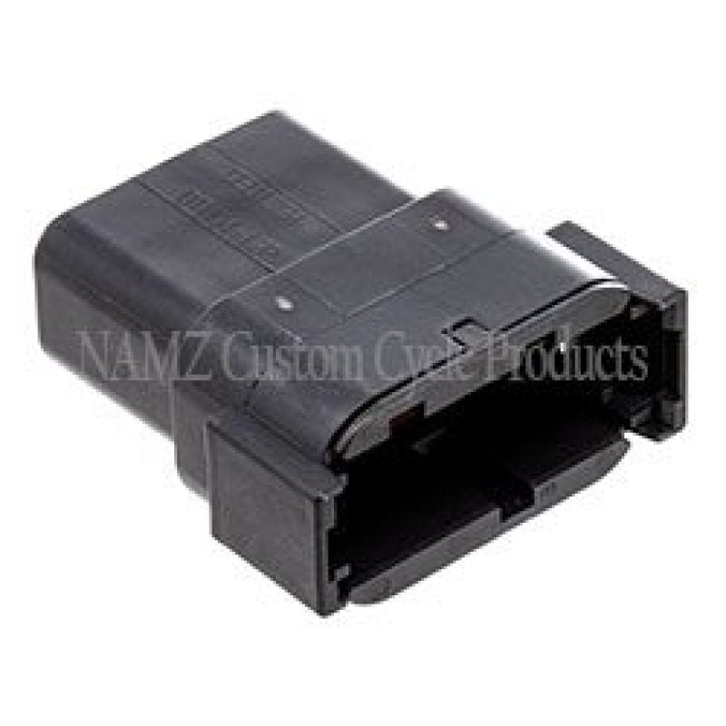 NAMZ Deutsch DTM 12-Position Receptacle w/12 Stamped Terminals & Wedgelock - Black (HD 74109-98BK) Wiring Connectors NAMZ