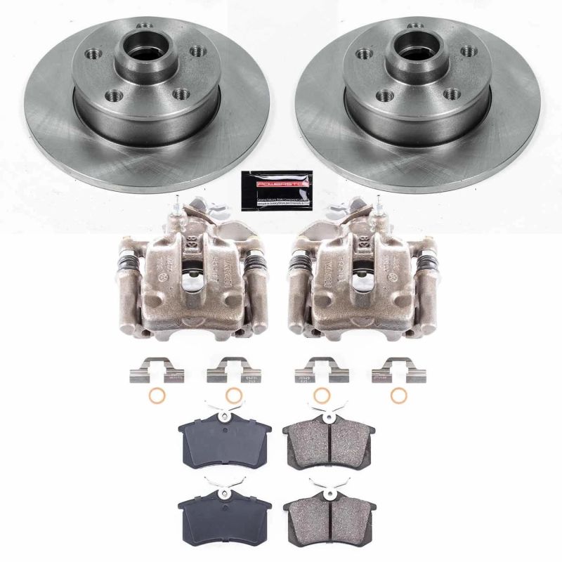 Power Stop 94-99 Volkswagen Golf Rear Autospecialty Brake Kit w/Calipers Brake Kits - OE PowerStop