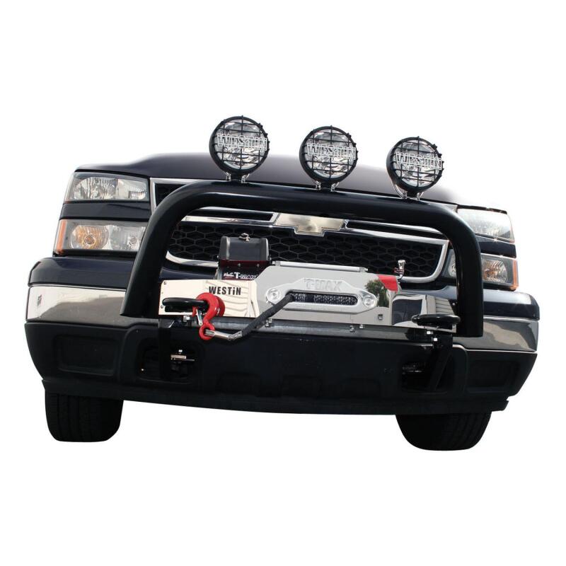 Westin 2003-2007 Chevrolet/GMC Silverado 1500LD Classic MAX Winch Tray - Black Winch Mounts Westin