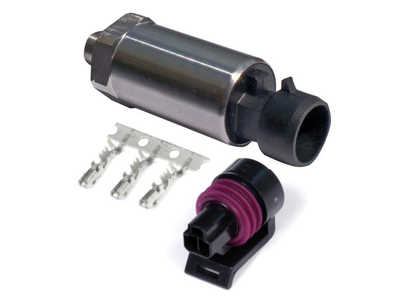 Haltech 150 PSI Motorsport (SS Diaphragm) Fuel/Oil/Wastegate 1/8 NPT Pressure Sensor (Incl Plug/Pin) Data Acquisition Haltech