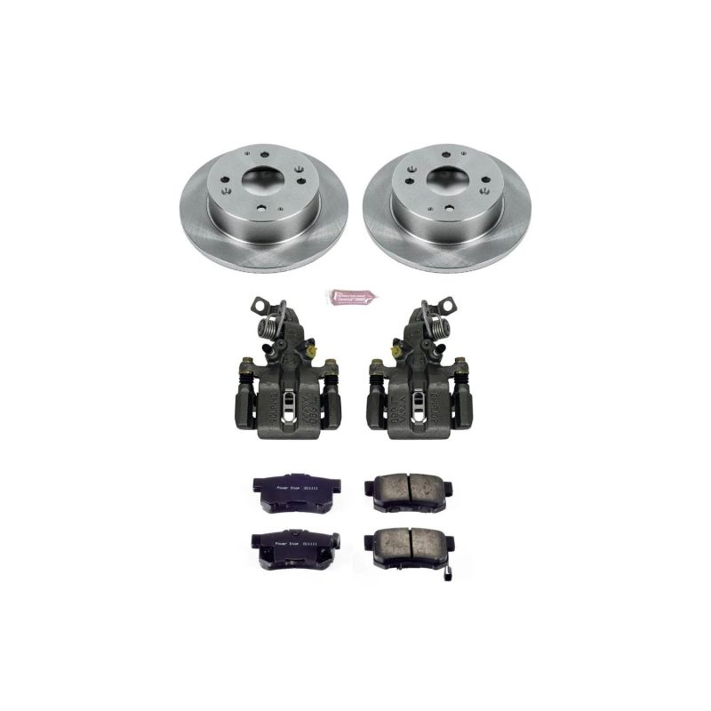 Power Stop 1997 Acura CL Rear Autospecialty Brake Kit w/Calipers Brake Kits - OE PowerStop