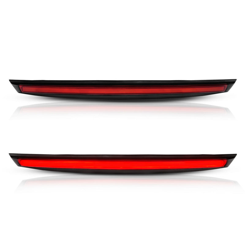 ANZO 2007-2014 Chevrolet Suburban 1500 LED 3rd Brake Light Black Housing Red Lens w/ Spoiler 1pc Lights Corner ANZO