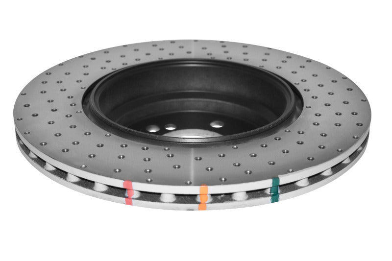 DBA 11-12 BMW 1M (E82) Rear Slotted & Dimpled 4000 Series Rotor Brake Rotors - Slot & Drilled DBA