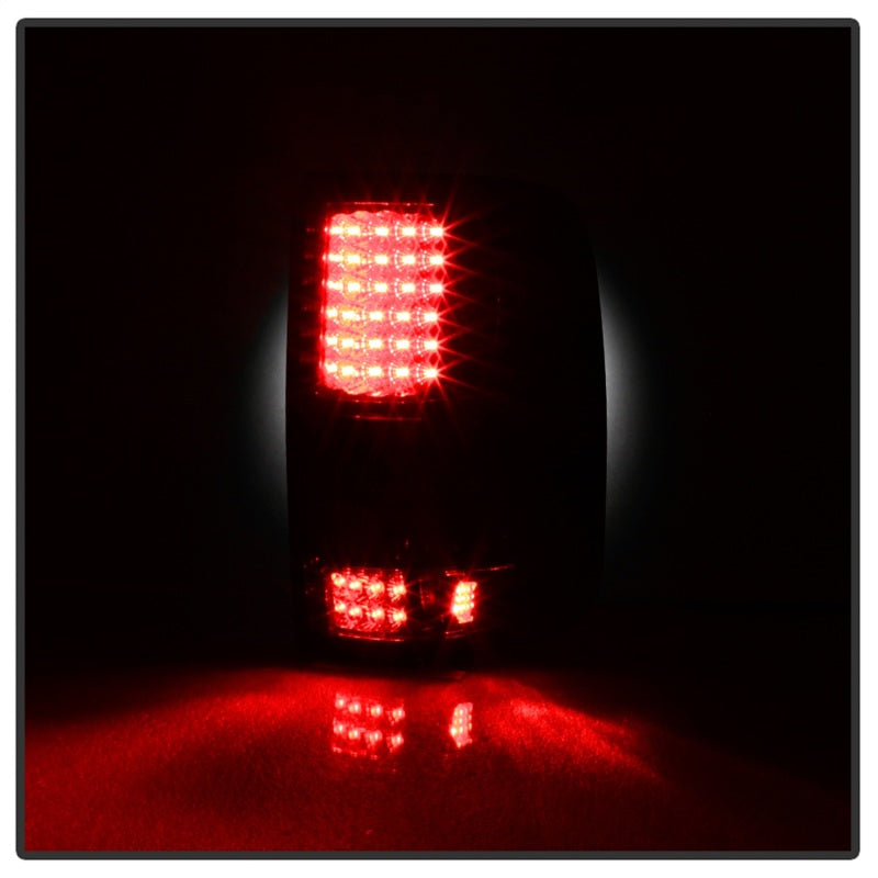 xTune Ford F150 Styleside 04-08 LED Tail Lights Red Clear ALT-ON-FF15004-LED-RC Tail Lights SPYDER