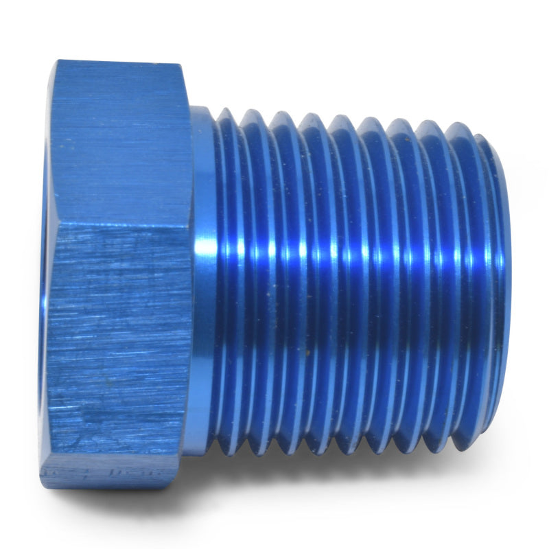 Russell Performance 1/2in Male to 1/4in Female Pipe Bushing Reducer (Blue) Fittings Russell
