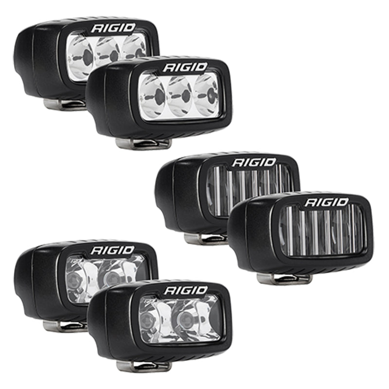 Rigid Industries 2021+ Ford Mod Bumper Triple SR-M Fog Light Kit Light Mounts Rigid Industries
