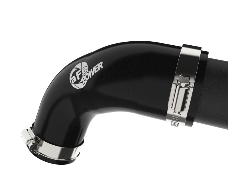 aFe 22-24 Ford Bronco Raptor BladeRunner 2-1/4in Aluminum Hot Charge Pipe Black Intercoolers aFe