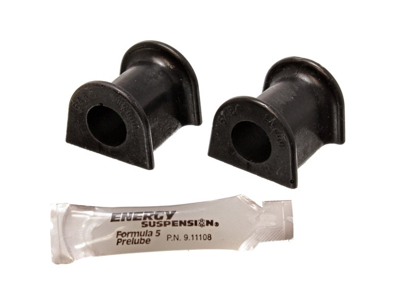 Energy Suspension 95-99 Mitsubishi Eclipse FWD/AWD Black 18mm Rear Sway Bar Bushings Bushing Kits Energy Suspension