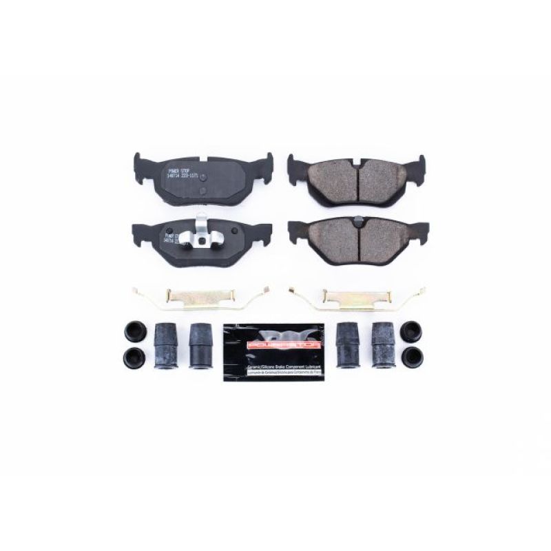 Power Stop 07-09 BMW 323i Rear Z23 Evolution Sport Brake Pads w/Hardware Brake Pads - Performance PowerStop