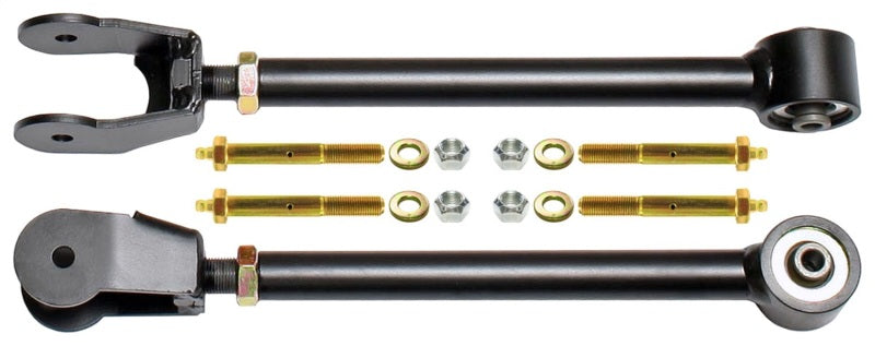 RockJock TJ/LJ/XJ/MJ Johnny Joint Adjustable Control Arms Front Upper Adjustable Greasable Pair Control Arms RockJock