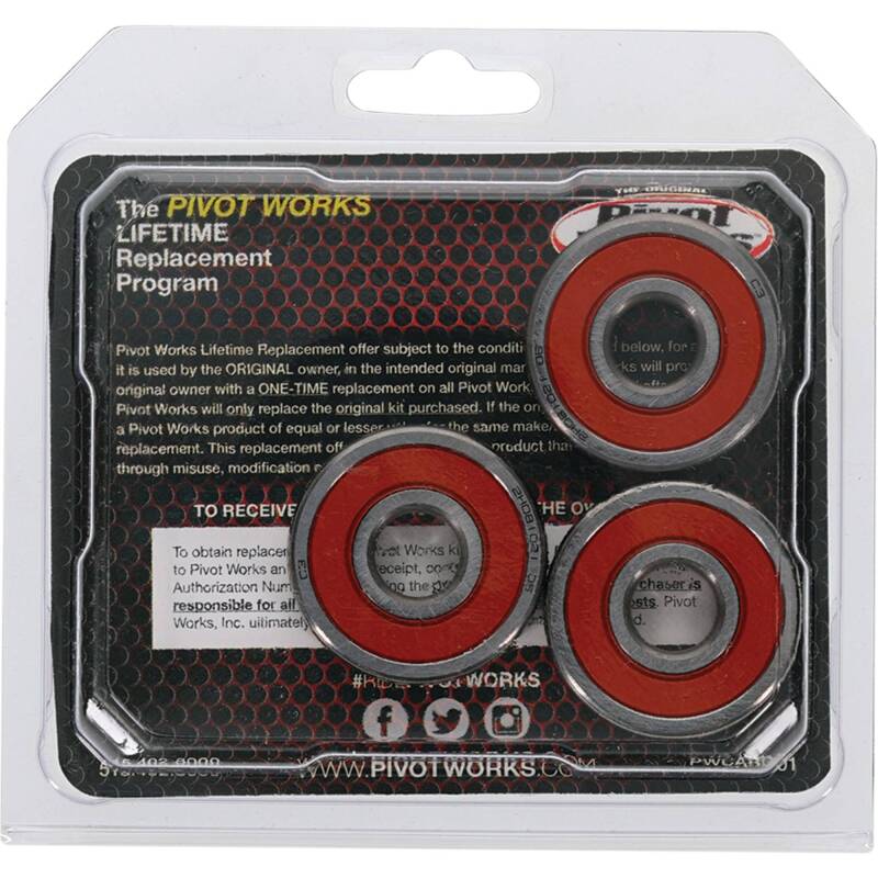 Pivot Works Suzuki Wheel Bearing Kit Premium Bearings Control Arms Pivot Works